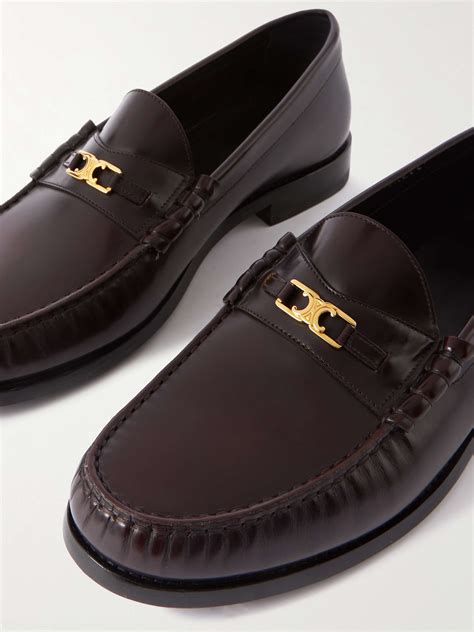 celine loafer men|Celine leather loafer.